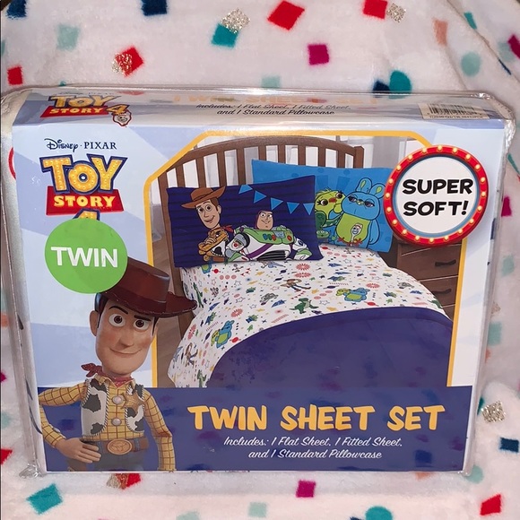 Disney Bedding Pixar Toy Story 4 Twin Sheet Set Poshmark